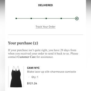 CAMI NYC NWOT XS Blake Lace-Up Silk Charmeuse Camisole in Black